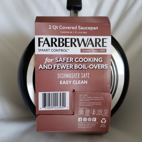 **SOLD**Farberware Smart Control 2qt DiamondMax™ Aluminum Covered Saucepan NEW - Picture 6 of 6